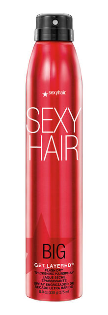 Sexy Hair Big Sexy Hair Get Layered Flash Drying Thickening Spray Sexy Hair Big Sexy Hair Get Layered Flash Drying Thickening Spray